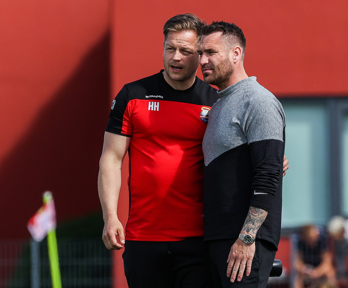 Heiðar Helguson og Davíð Smári