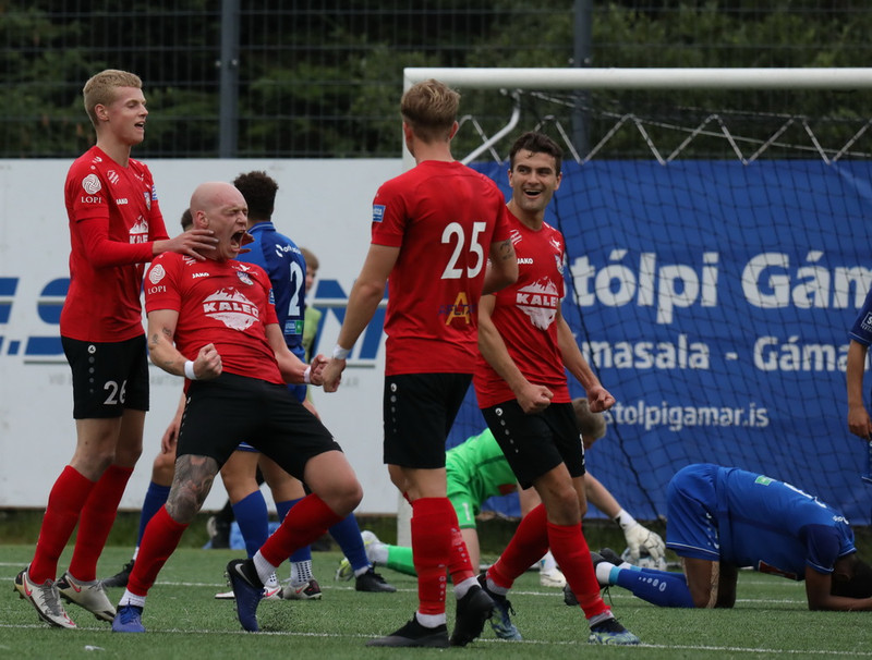 Arnór Gauti eftir að skora þrennu: Síminn er í biðstöðu