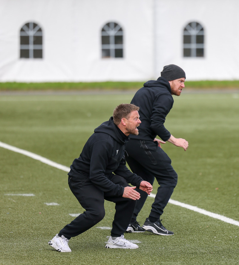 Hlynur og Guðni eru þjálfarar ársins.