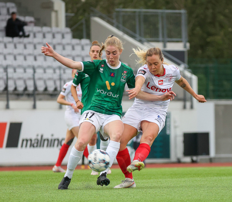 Karitas Tómasdóttir skoraði tvö mörk.