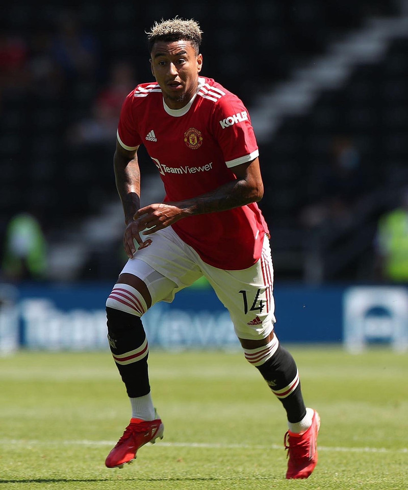 Lingard lék með Man Utd