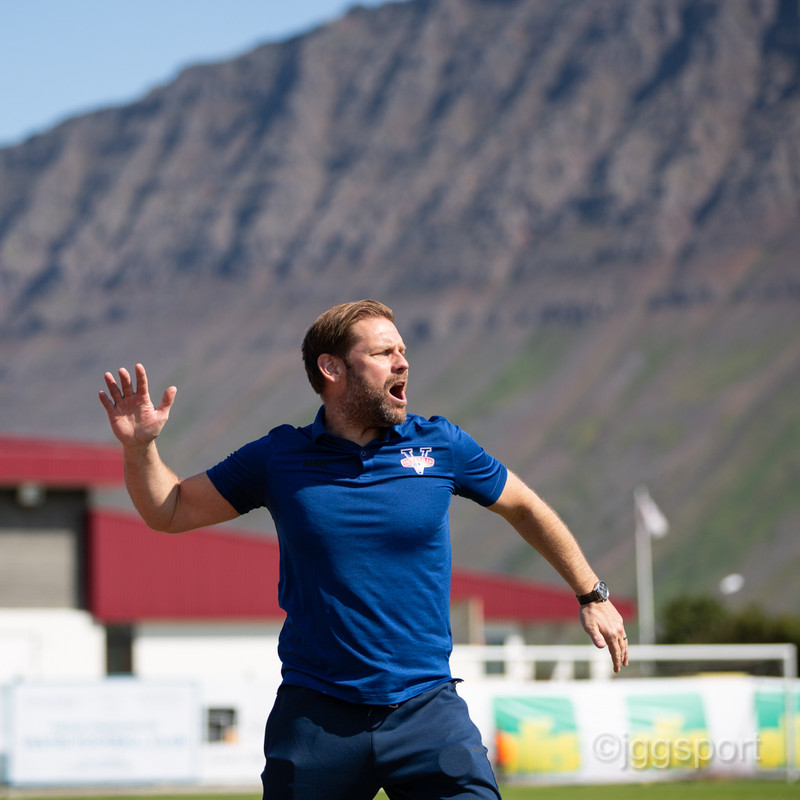 Jón Þór Hauksson er þjálfari Vestra.