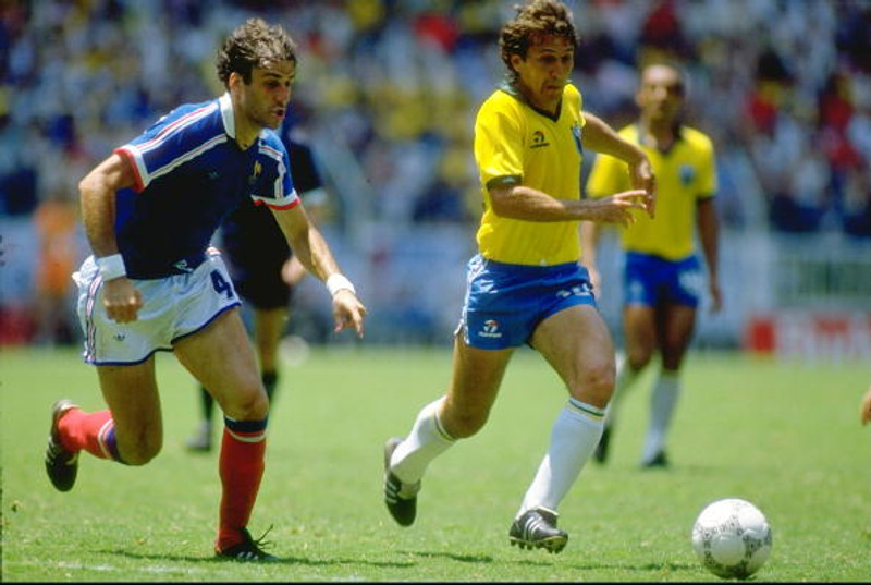 Zico lék 94 landsleiki með Brasilíu.