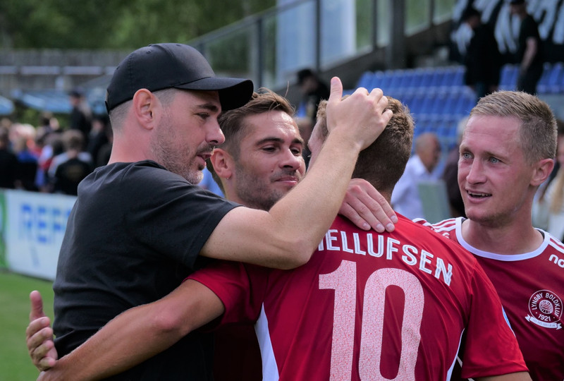 Freyr Alexandersson og Römer unnu saman hjá Lyngby.