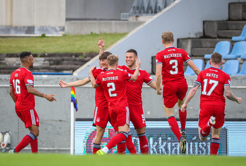 Myndaveisla: Aberdeen vann fyrri leikinn gegn Breiðabliki