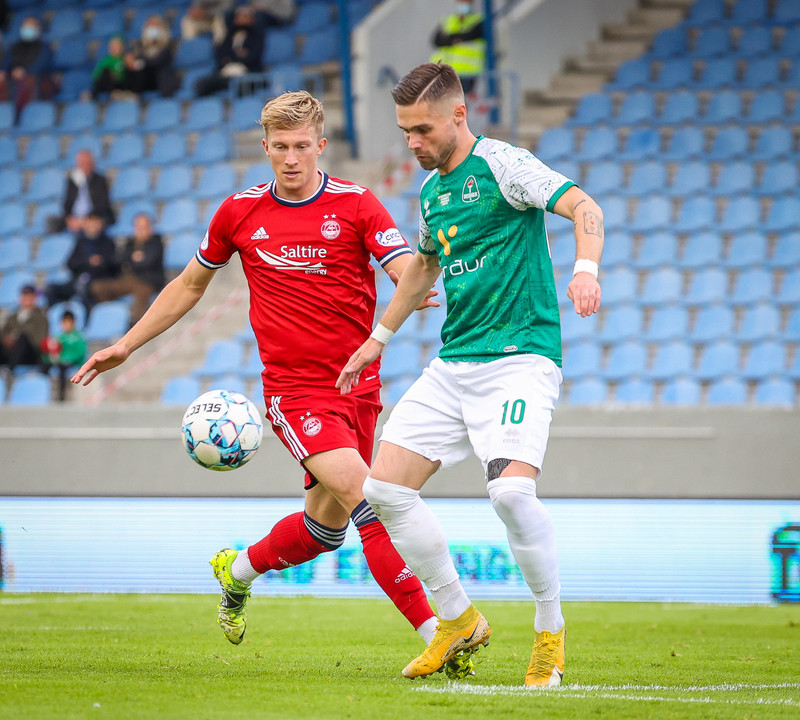 Myndaveisla: Aberdeen vann fyrri leikinn gegn Breiðabliki