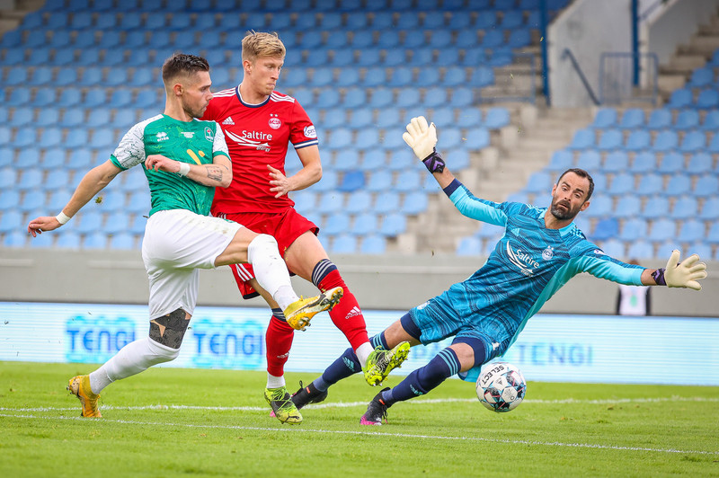 Myndaveisla: Aberdeen vann fyrri leikinn gegn Breiðabliki