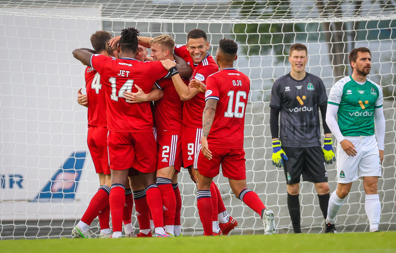 Myndaveisla: Aberdeen vann fyrri leikinn gegn Breiðabliki