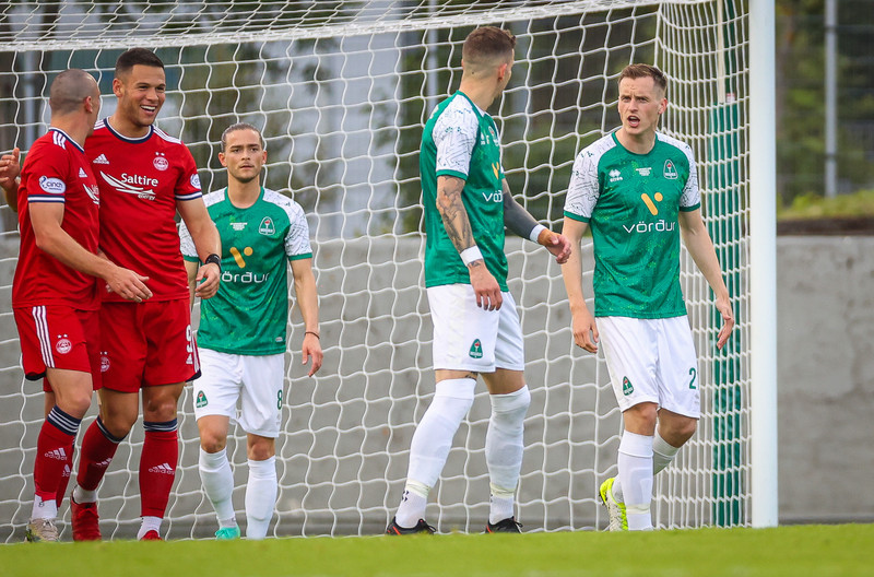 Myndaveisla: Aberdeen vann fyrri leikinn gegn Breiðabliki