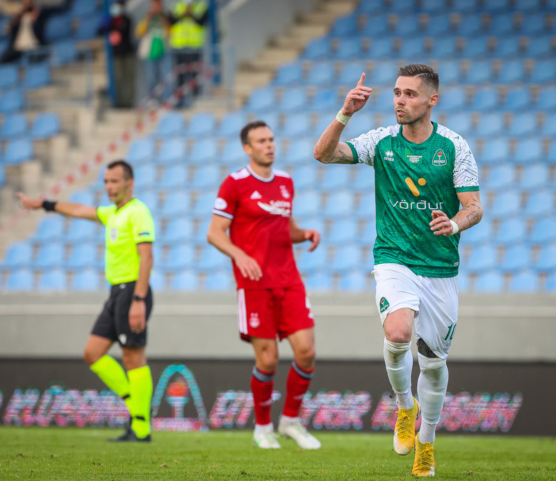 Myndaveisla: Aberdeen vann fyrri leikinn gegn Breiðabliki