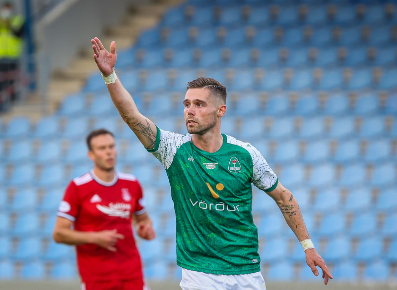 Myndaveisla: Aberdeen vann fyrri leikinn gegn Breiðabliki