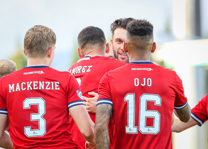 Myndaveisla: Aberdeen vann fyrri leikinn gegn Breiðabliki