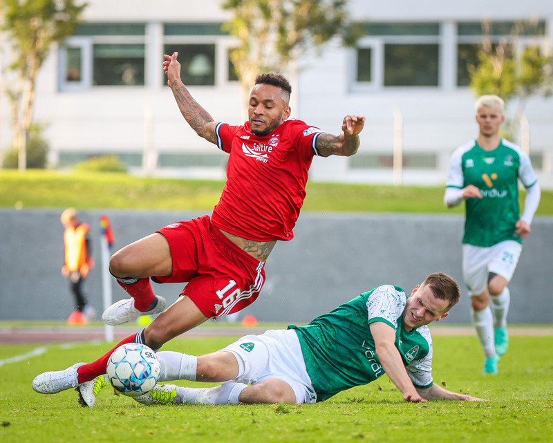 Myndaveisla: Aberdeen vann fyrri leikinn gegn Breiðabliki