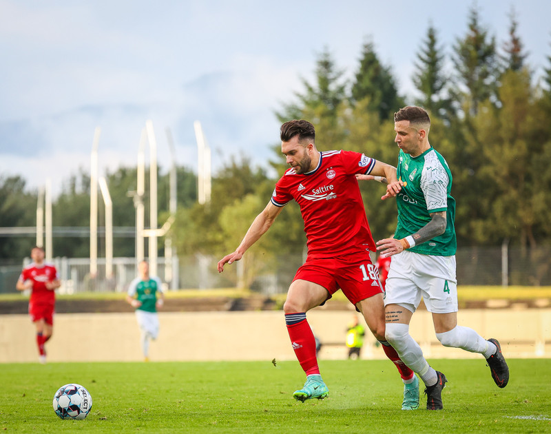 Myndaveisla: Aberdeen vann fyrri leikinn gegn Breiðabliki