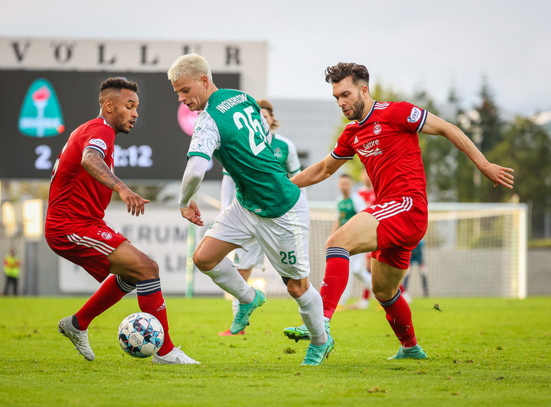 Myndaveisla: Aberdeen vann fyrri leikinn gegn Breiðabliki