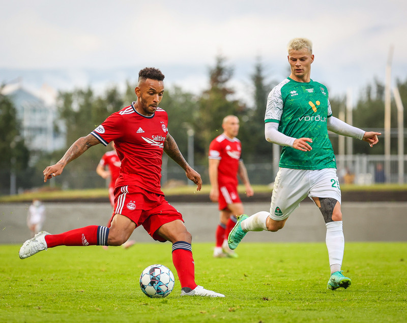 Myndaveisla: Aberdeen vann fyrri leikinn gegn Breiðabliki