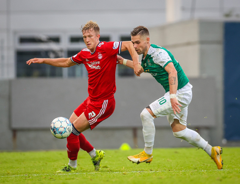 Myndaveisla: Aberdeen vann fyrri leikinn gegn Breiðabliki