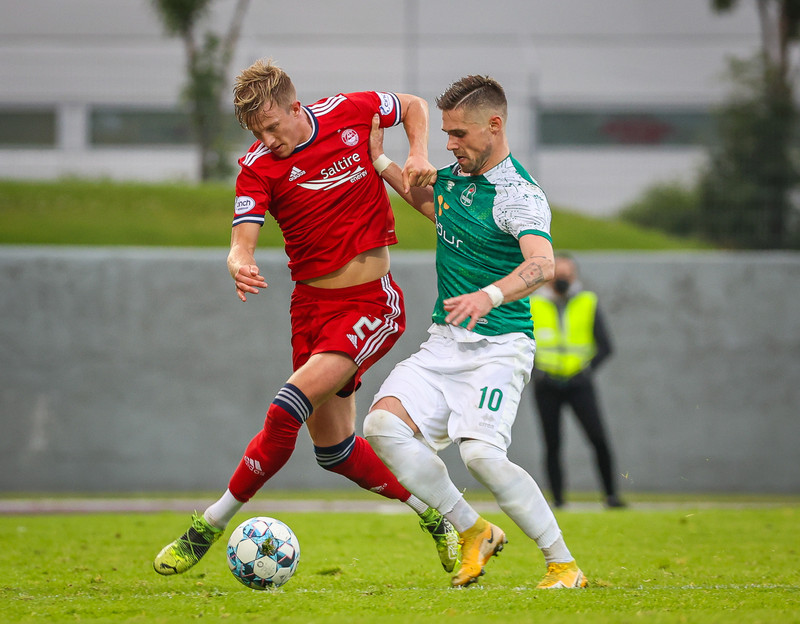 Myndaveisla: Aberdeen vann fyrri leikinn gegn Breiðabliki