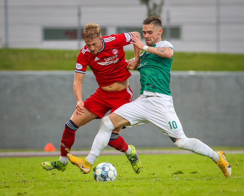 Myndaveisla: Aberdeen vann fyrri leikinn gegn Breiðabliki