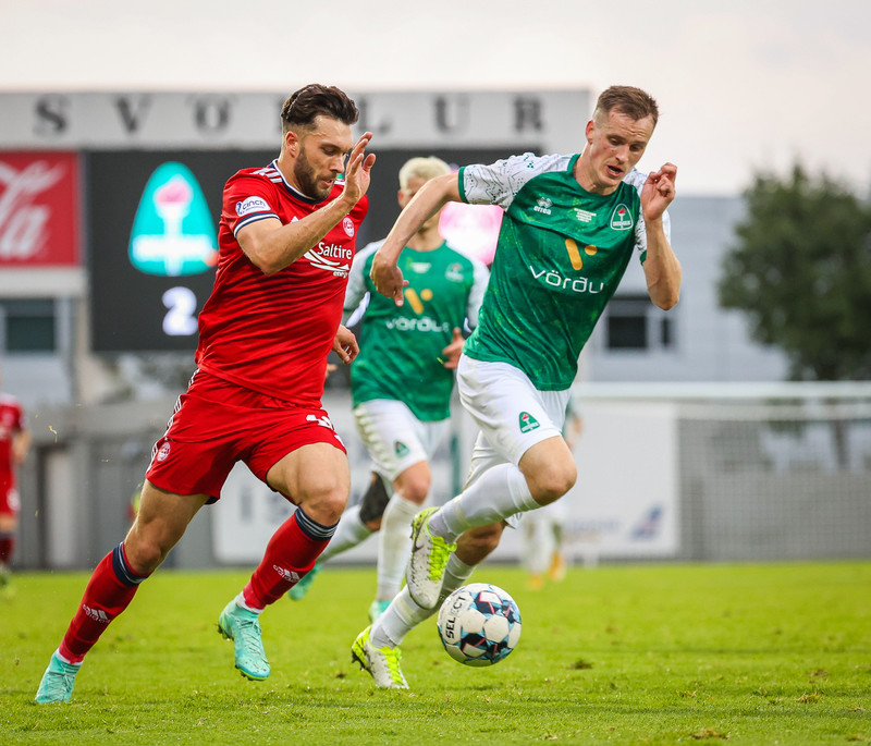 Myndaveisla: Aberdeen vann fyrri leikinn gegn Breiðabliki
