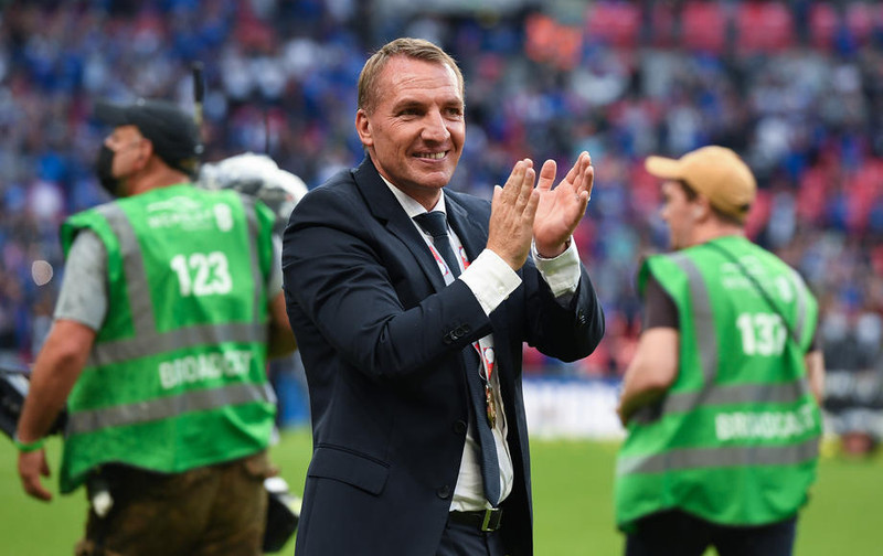 Lærisveinar Brendan Rodgers í Leicester eiga erfiðan leik fyrir höndum.