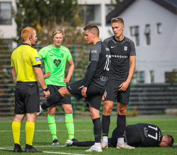 Úr leik hjá KV í sumar.