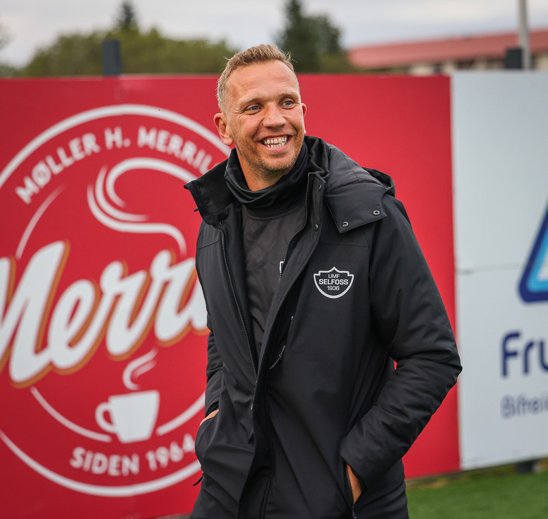 Alfreð Elías Jóhannsson þjálfari Selfoss.