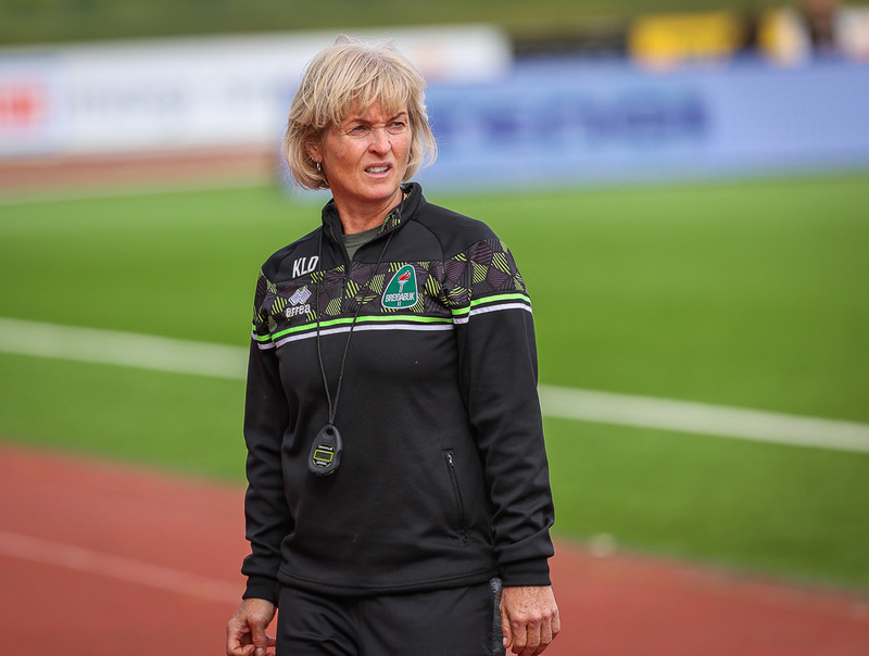 Kristrún Lilja Daðadóttir var 14 ára þegar hún skoraði fyrst árið 1986.