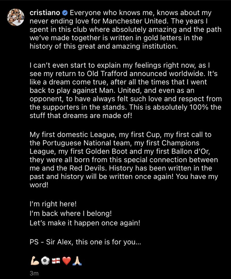 Ronaldo: Sir Alex, þessi er fyrir þig