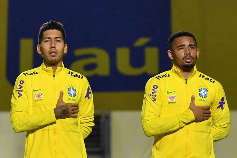 Firmino er ekki í hópnum en Jesus er valinn.