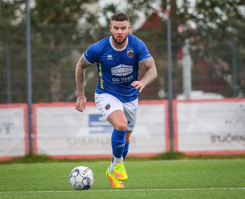 Danny Guthrie kom við sögu í sextán leikjum með Fram í Lengjudeildinni í fyrra.