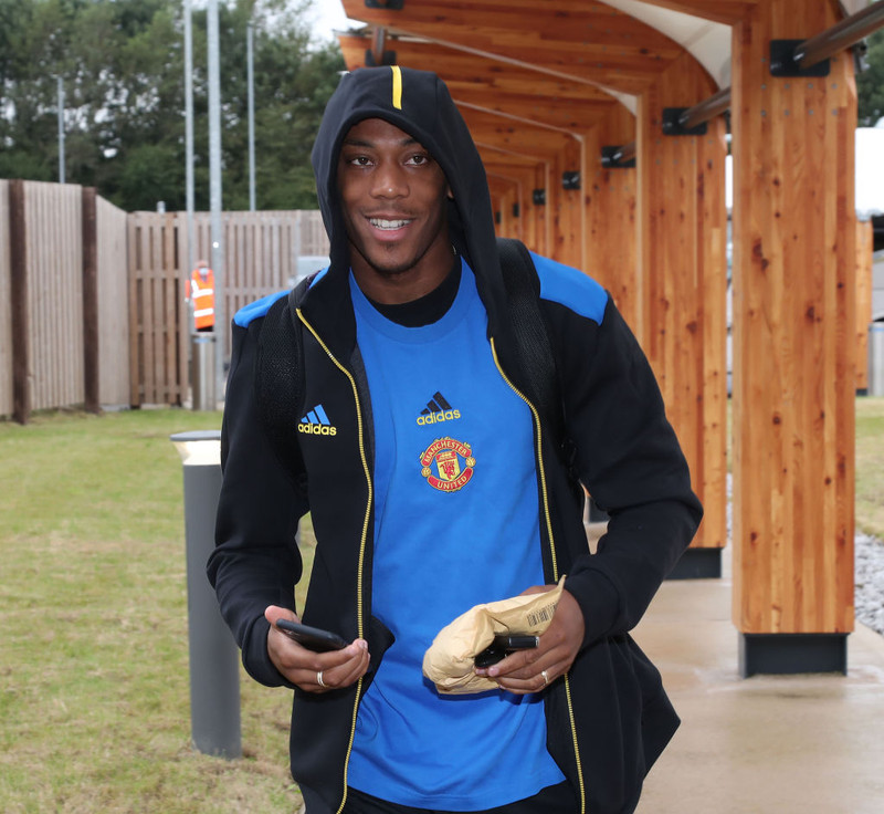 Anthony Martial klár í ferðalagið.