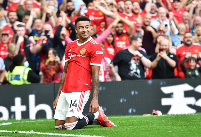 Lingard skoraði sigurmarkið gegn West Ham síðasta sunnudag.