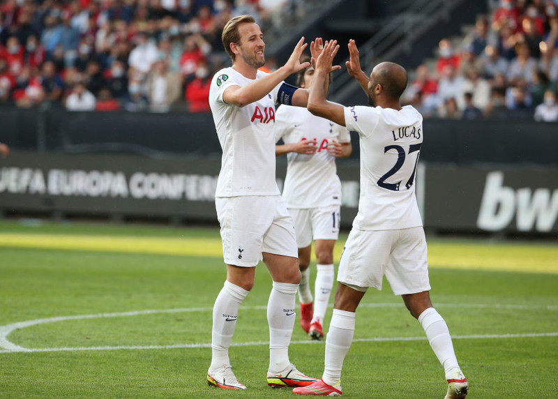 Harry Kane er frammi hjá Tottenham