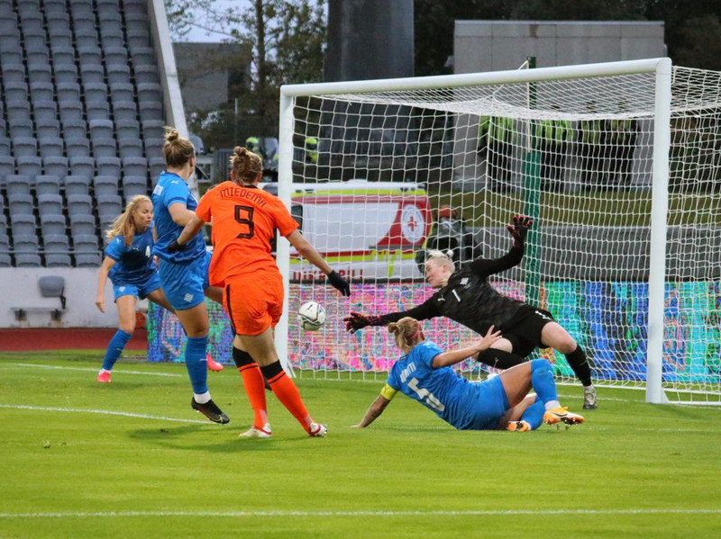Myndaveisla 1: Holland vann Ísland á Laugardalsvelli