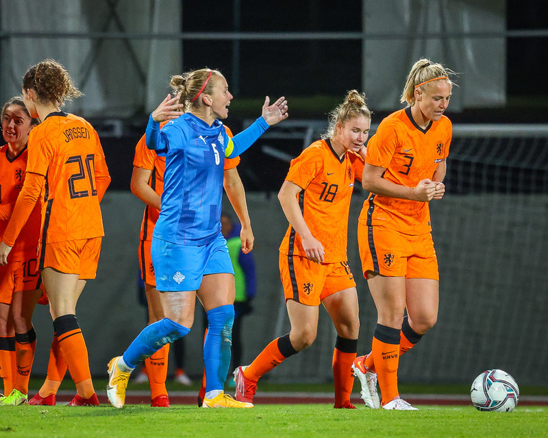Myndaveisla 1: Holland vann Ísland á Laugardalsvelli