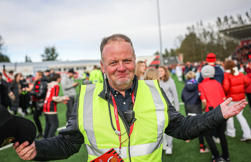 Haraldur Haraldsson framkvæmdastjóri Víkinga á gleðistund