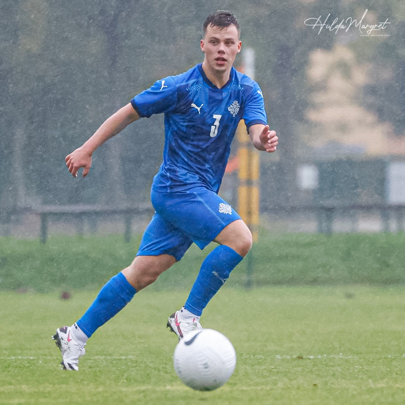 Með U19 síðasta haust.