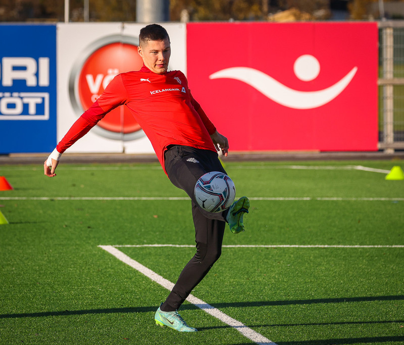 Hákon Rafn Valdimarsson varði vítaspyrnu í leiknum