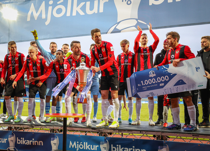 Myndaveisla 1: Víkingur Mjólkurbikarmeistari 2021
