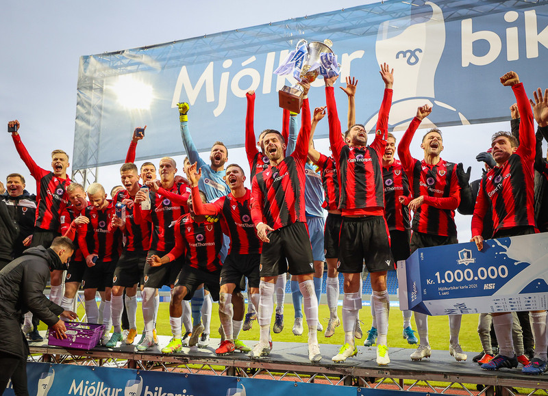 Myndaveisla 1: Víkingur Mjólkurbikarmeistari 2021