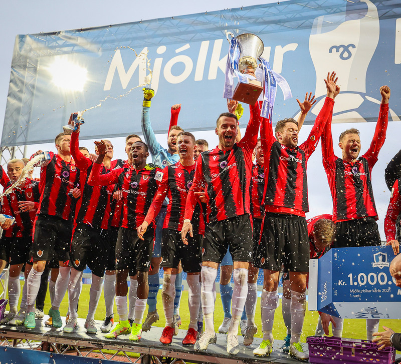 Myndaveisla 1: Víkingur Mjólkurbikarmeistari 2021