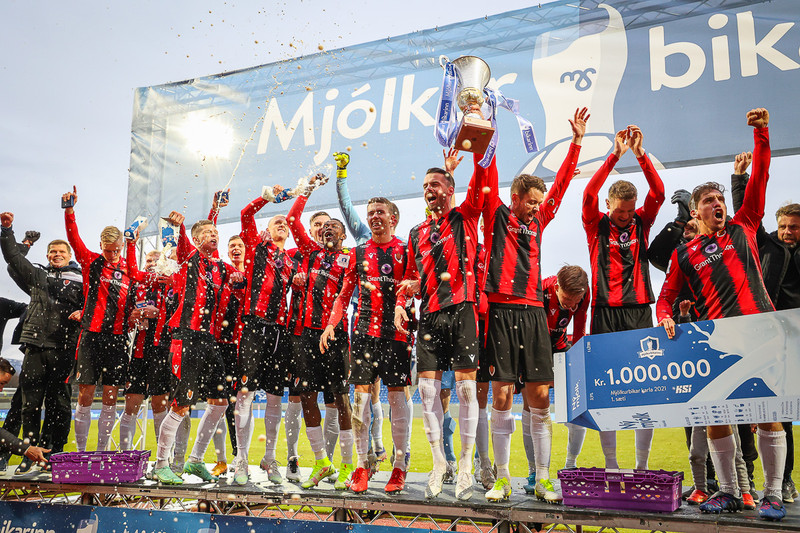 Myndaveisla 1: Víkingur Mjólkurbikarmeistari 2021