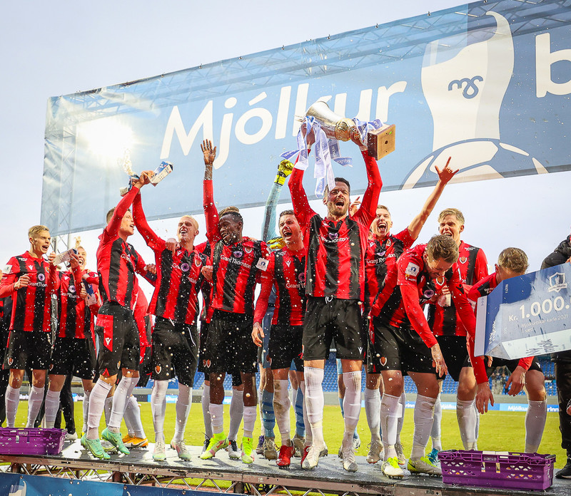 Myndaveisla 1: Víkingur Mjólkurbikarmeistari 2021