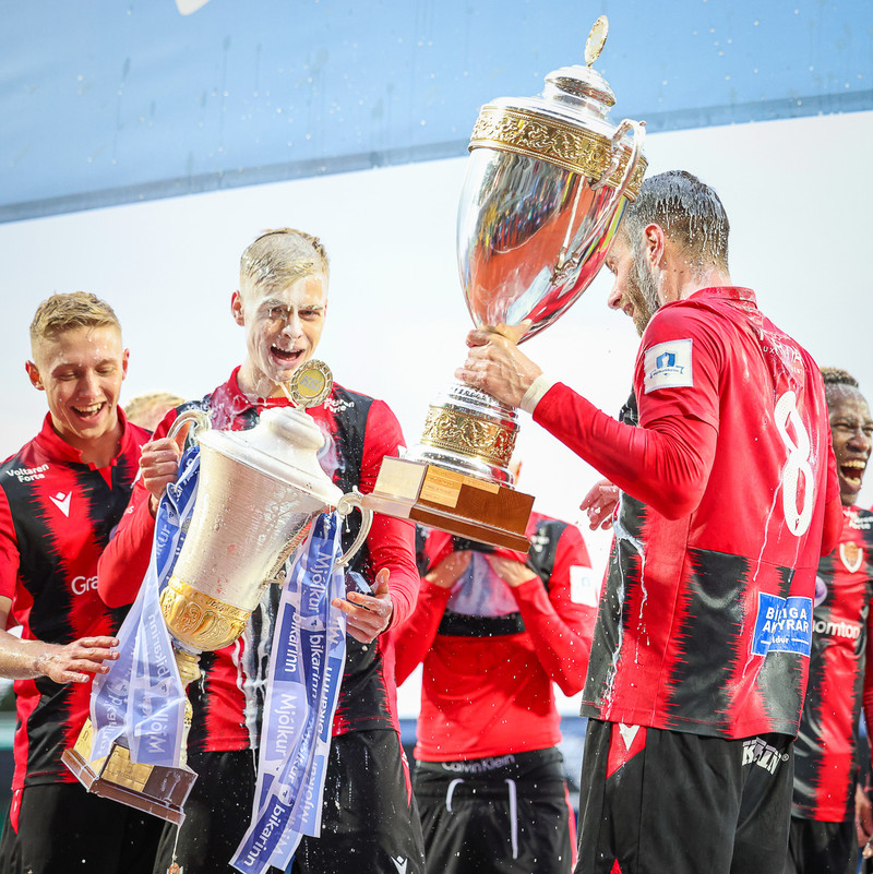 Myndaveisla 1: Víkingur Mjólkurbikarmeistari 2021