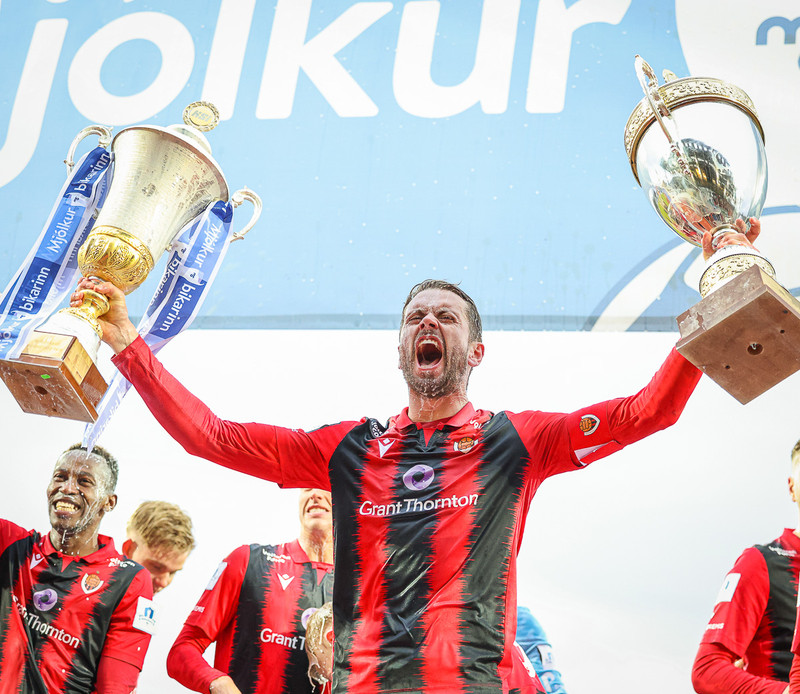Myndaveisla 1: Víkingur Mjólkurbikarmeistari 2021