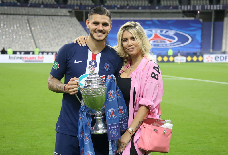 Mauro Icardi og Wanda Nara.