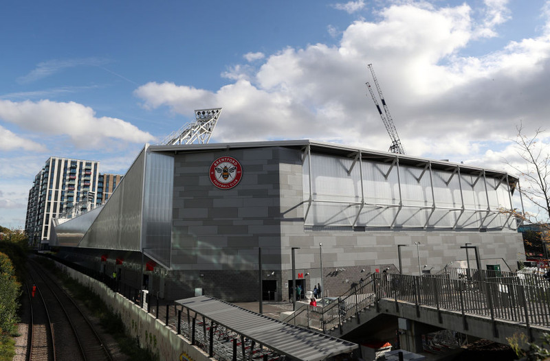 Leikvangurinn í Brentford er glænýr en hann var vígður á síðasta ári.