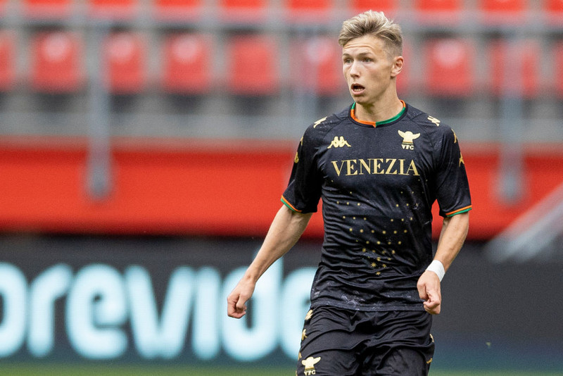 Bjarki Steinn var færður í U21 landsliðið