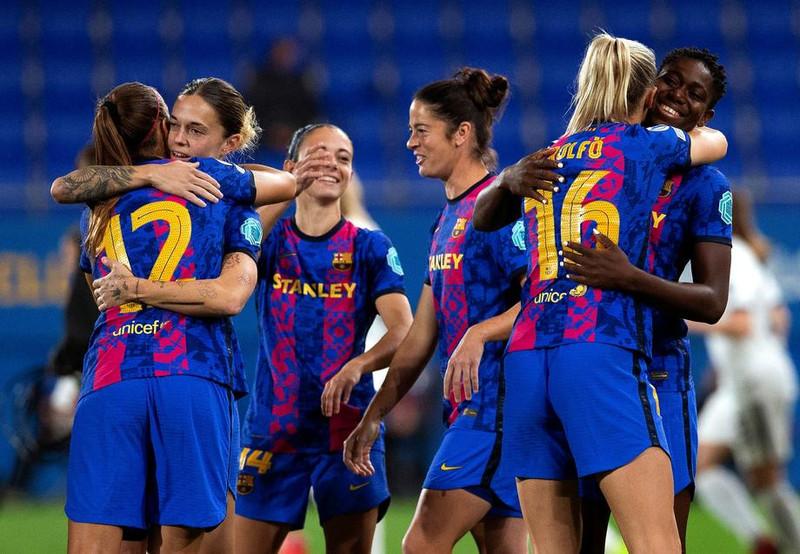Meistaradeild kvenna: Barcelona valtaði yfir Roma á Camp Nou